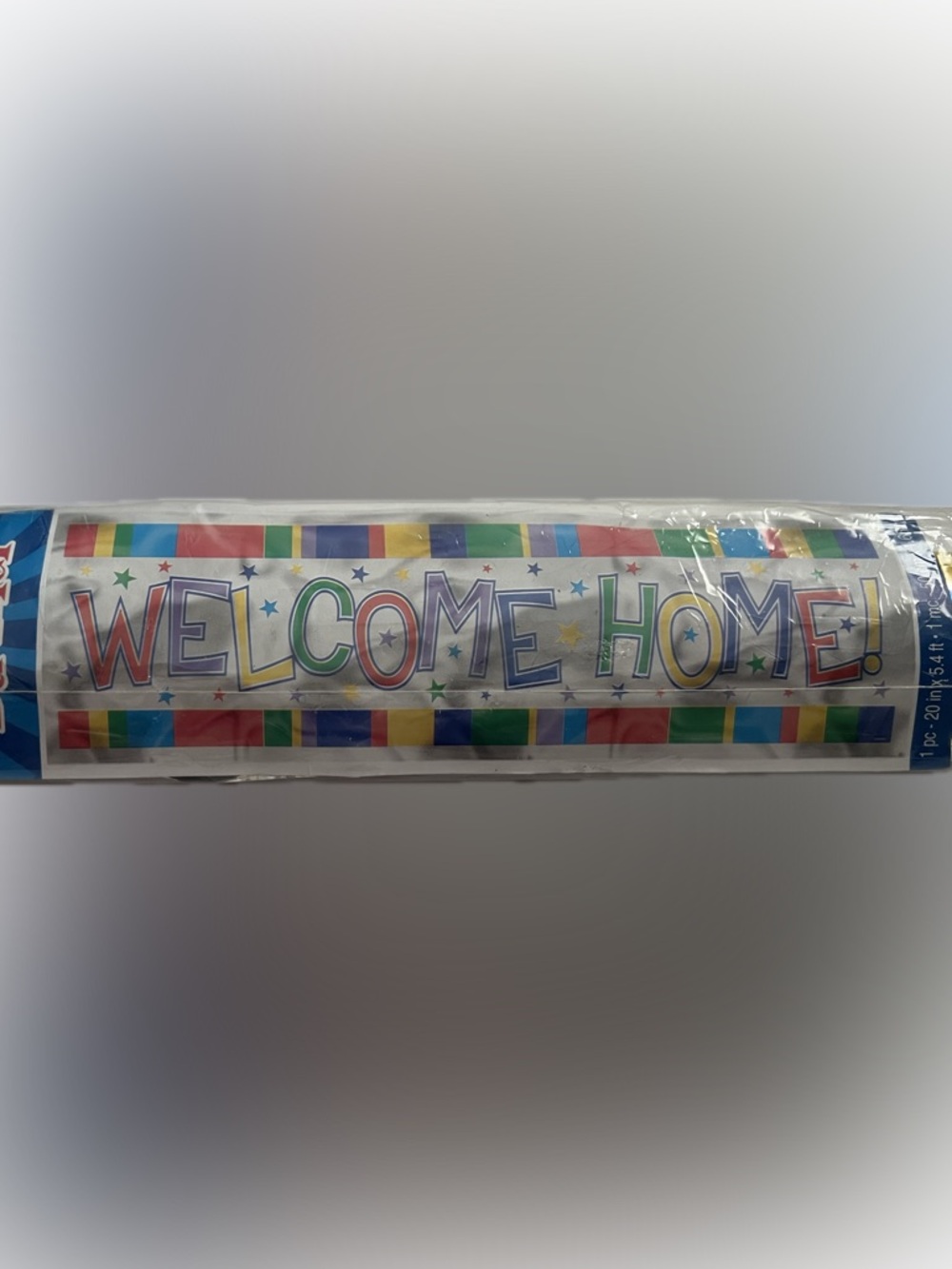 💥 New Welcome Home Colorful Letter Banner Metallic  Multi-Color Party